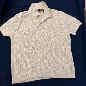 Theory Polo Shirt | Cairn Style | L | Pet & Smoke Free Home